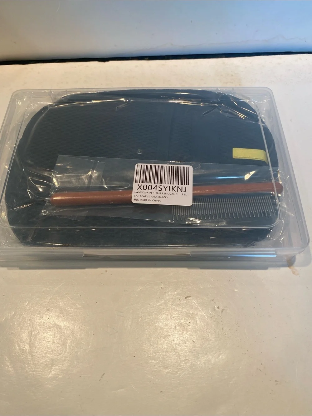 NIP Pet Grooming Glove & Fur Detangling Comb Kit